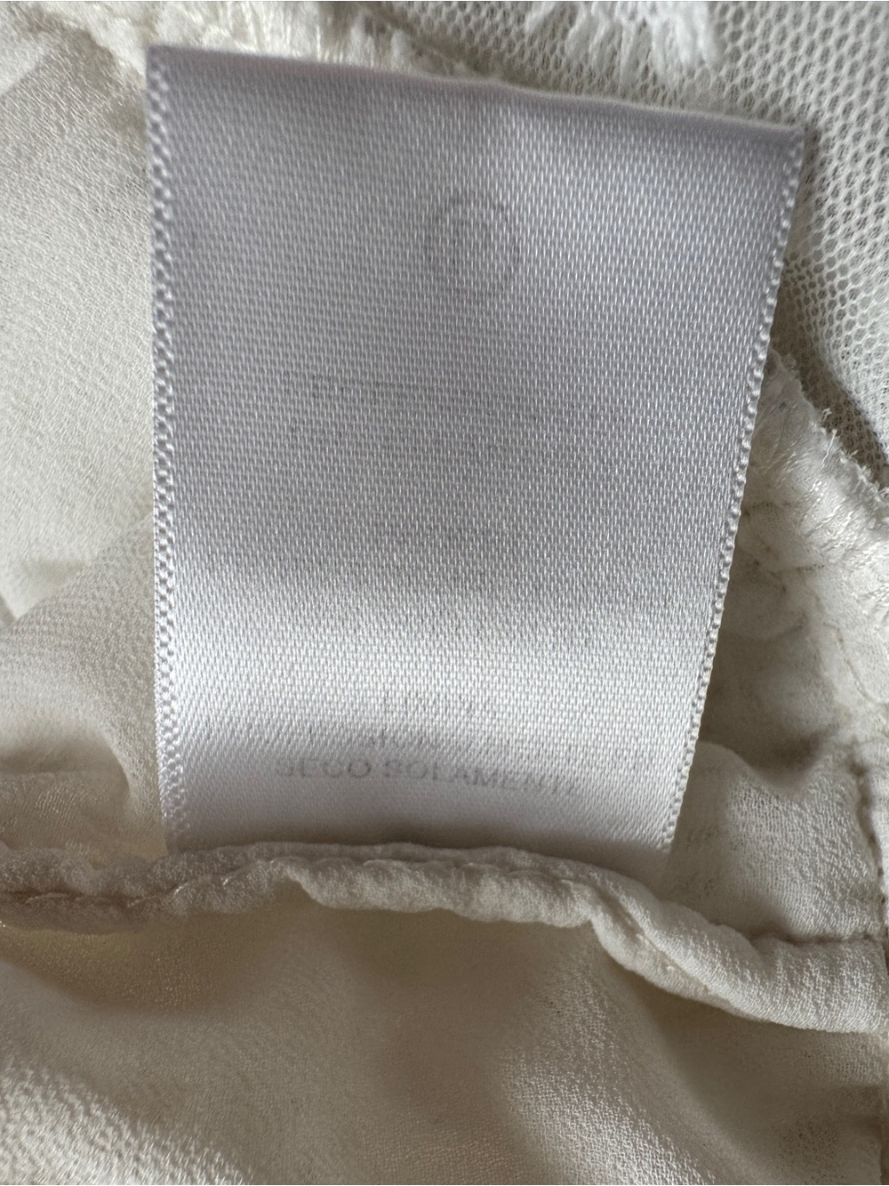 🛍️SALE🛍️ Anthropologie Verb by Pallavi Singhee Ruffled Lace Blouse - Picture 6 of 7